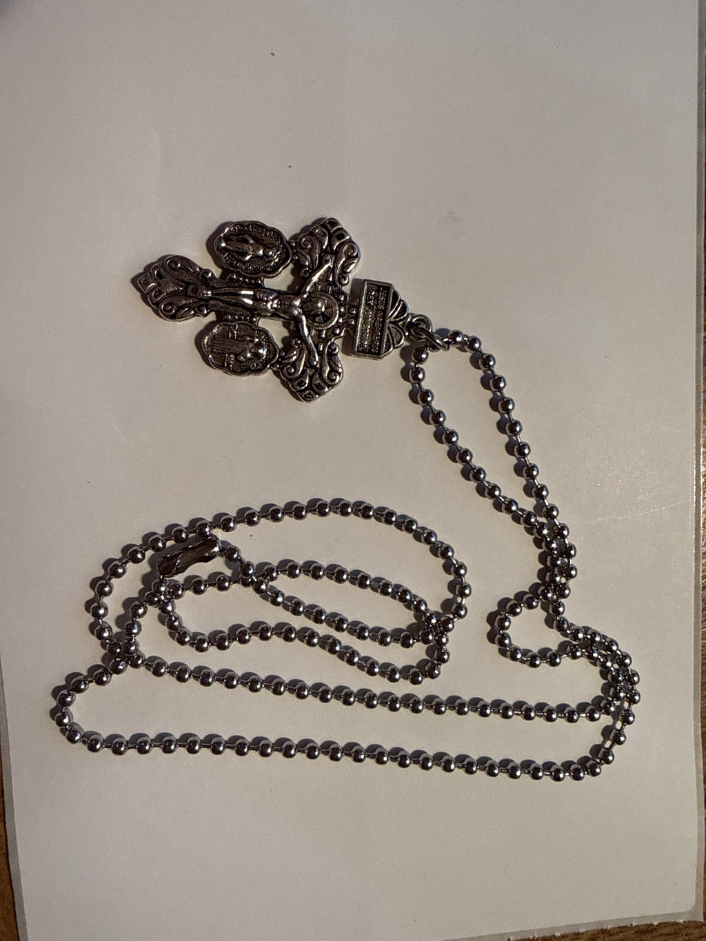 Crucifix necklace