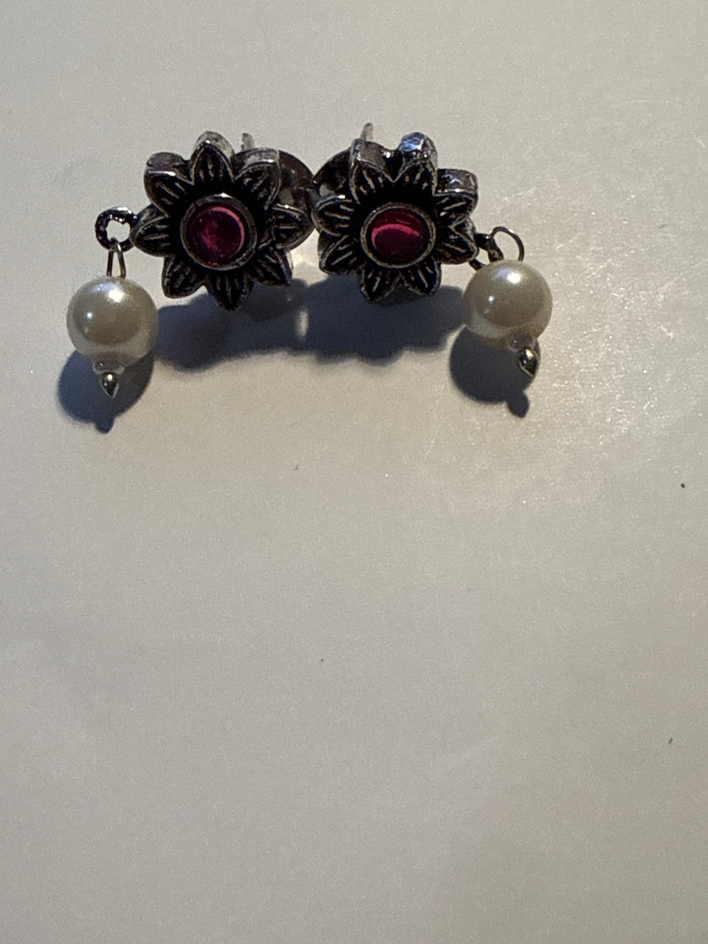 Sunflower with pearls