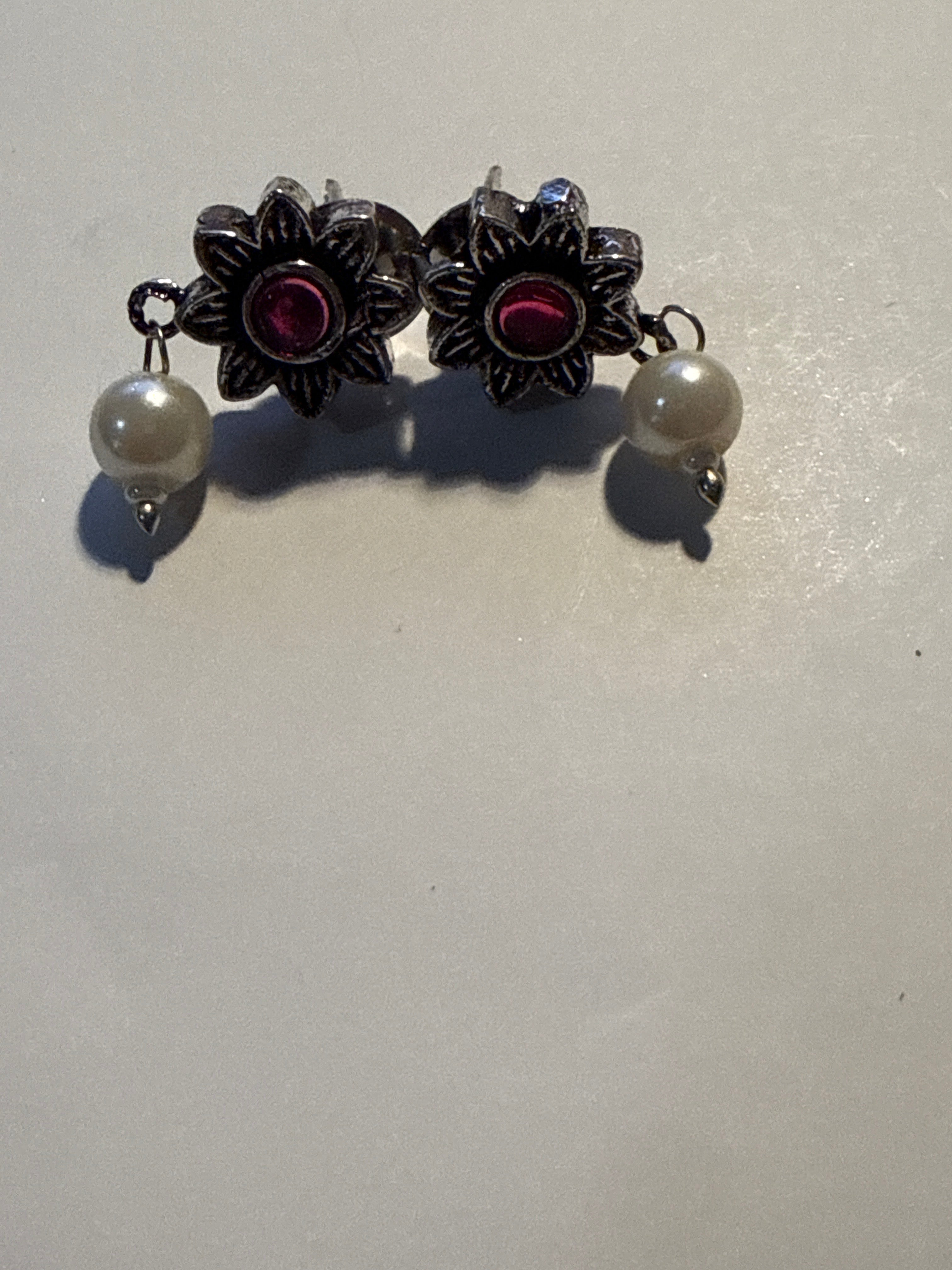 Sunflower with pearls