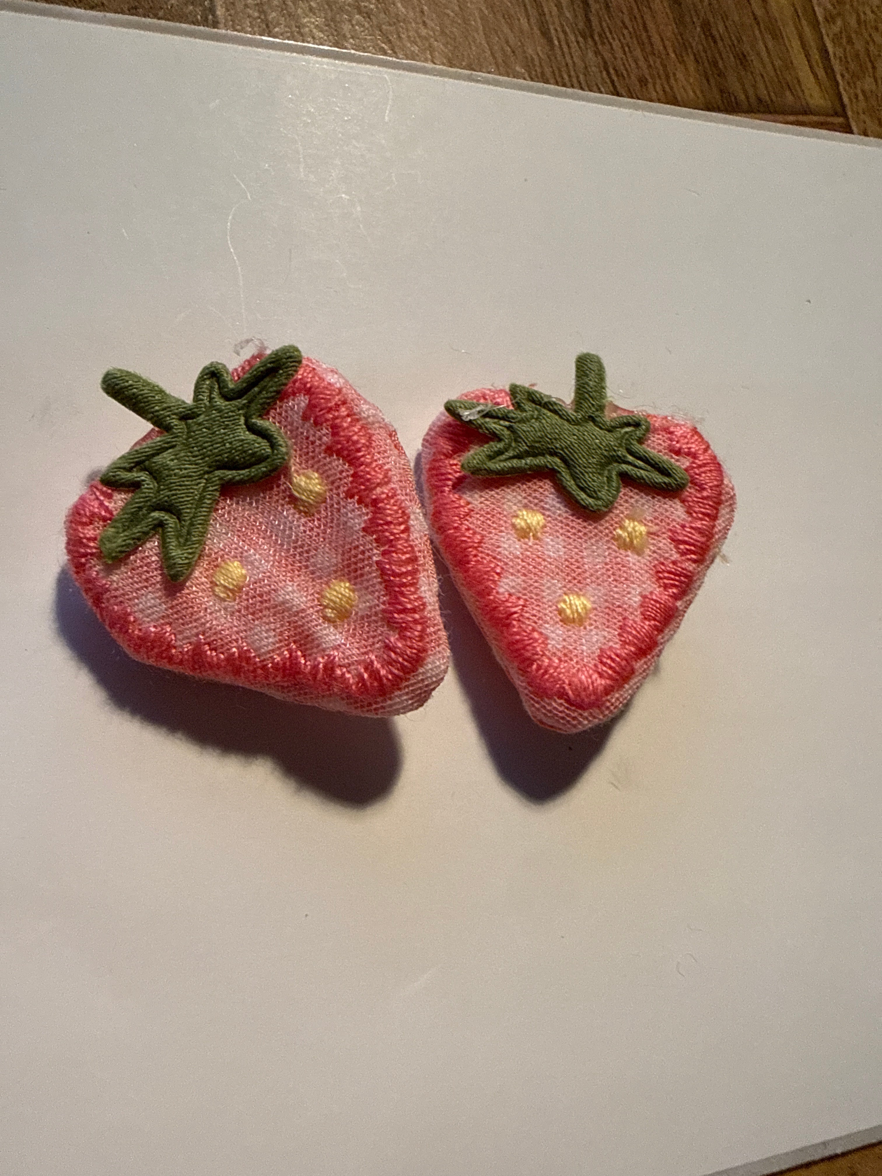 Strawberry clip-ons