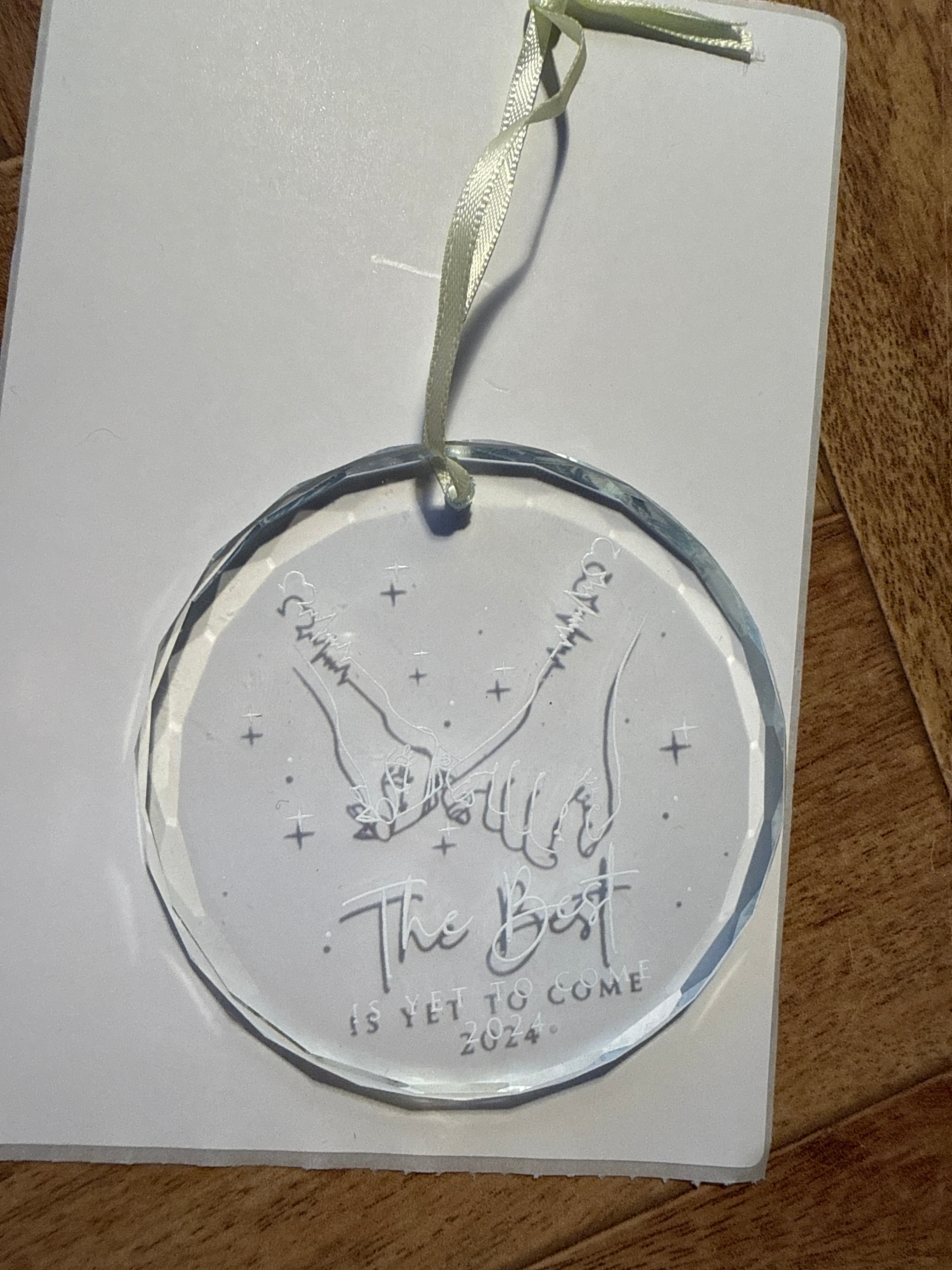 The best is yet to come ornament!