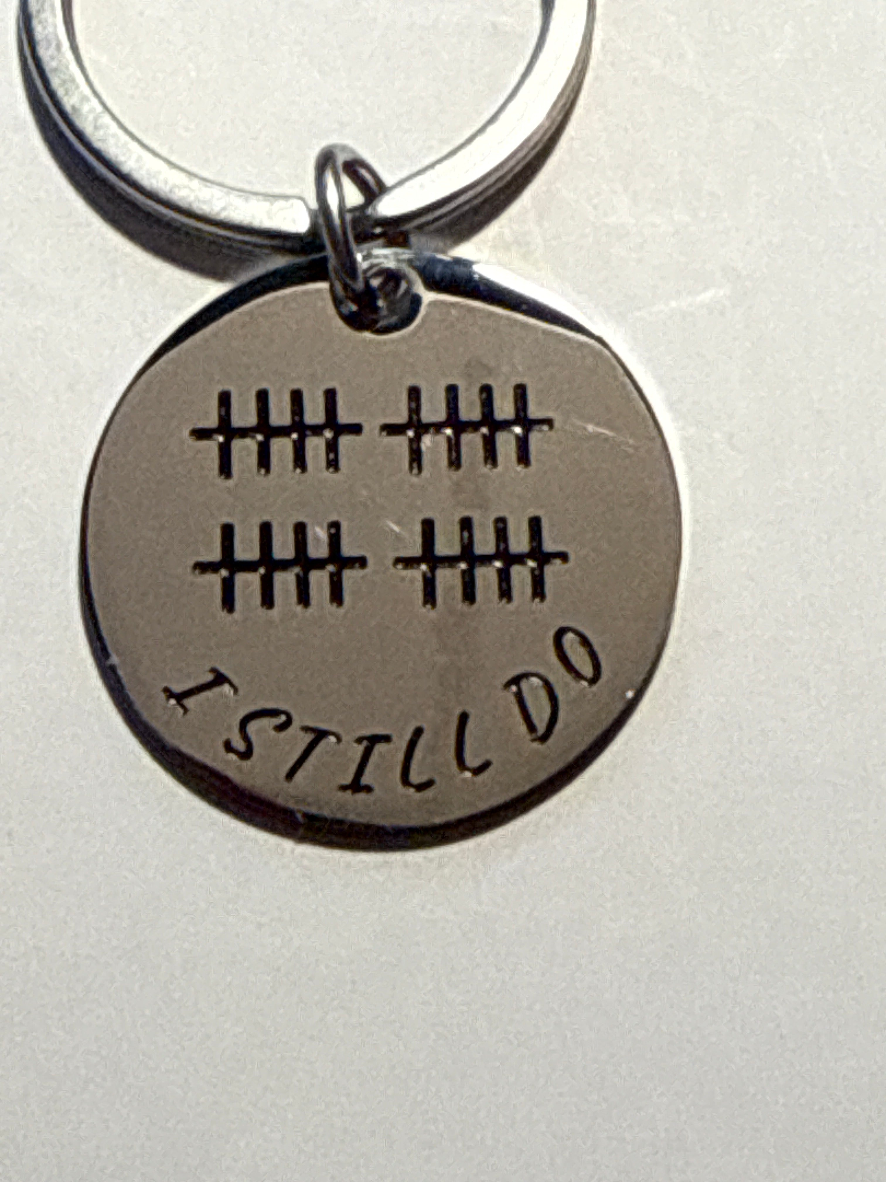 20 year anniversary keychain ￼