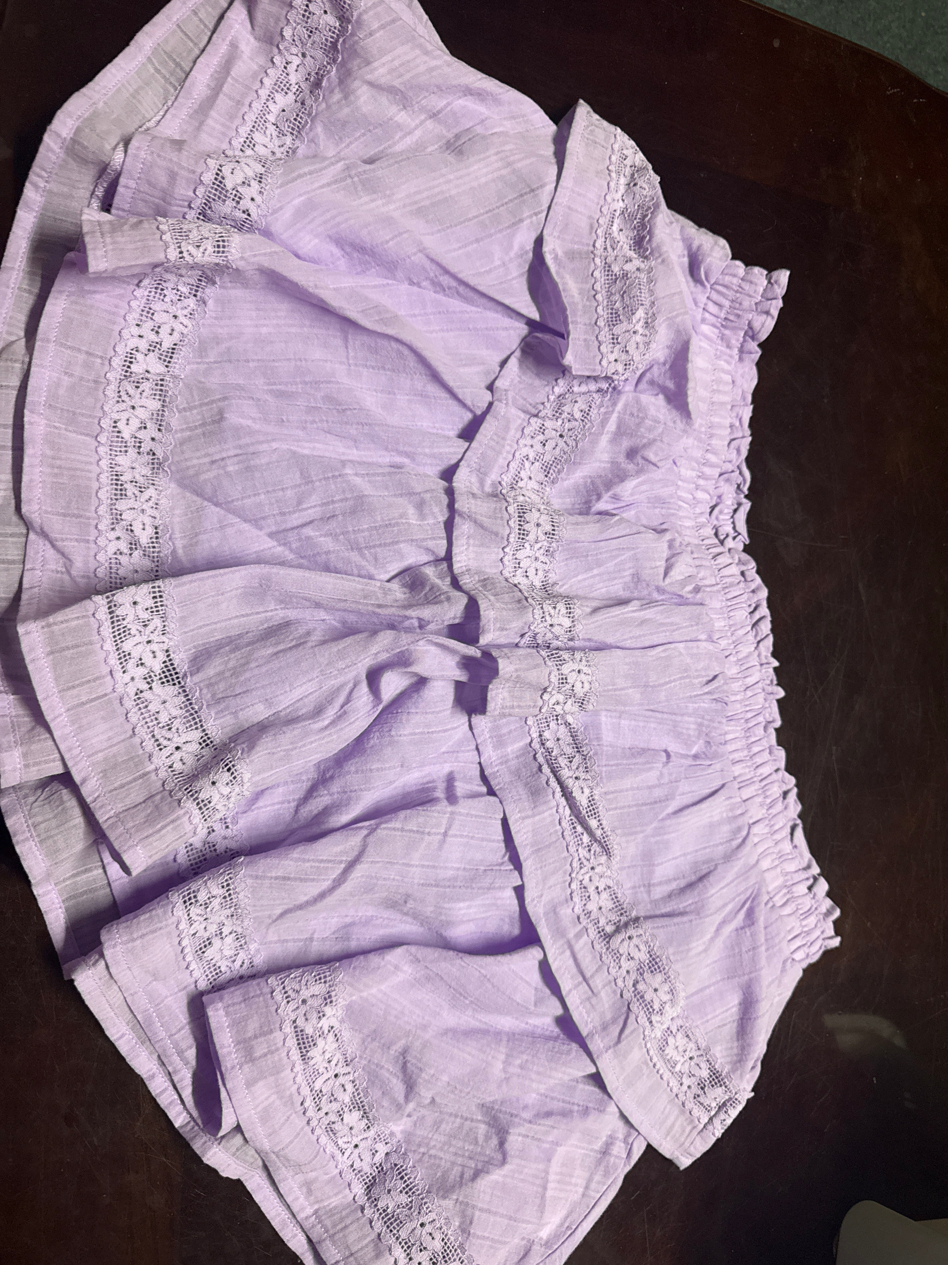 Adults purple scort ￼