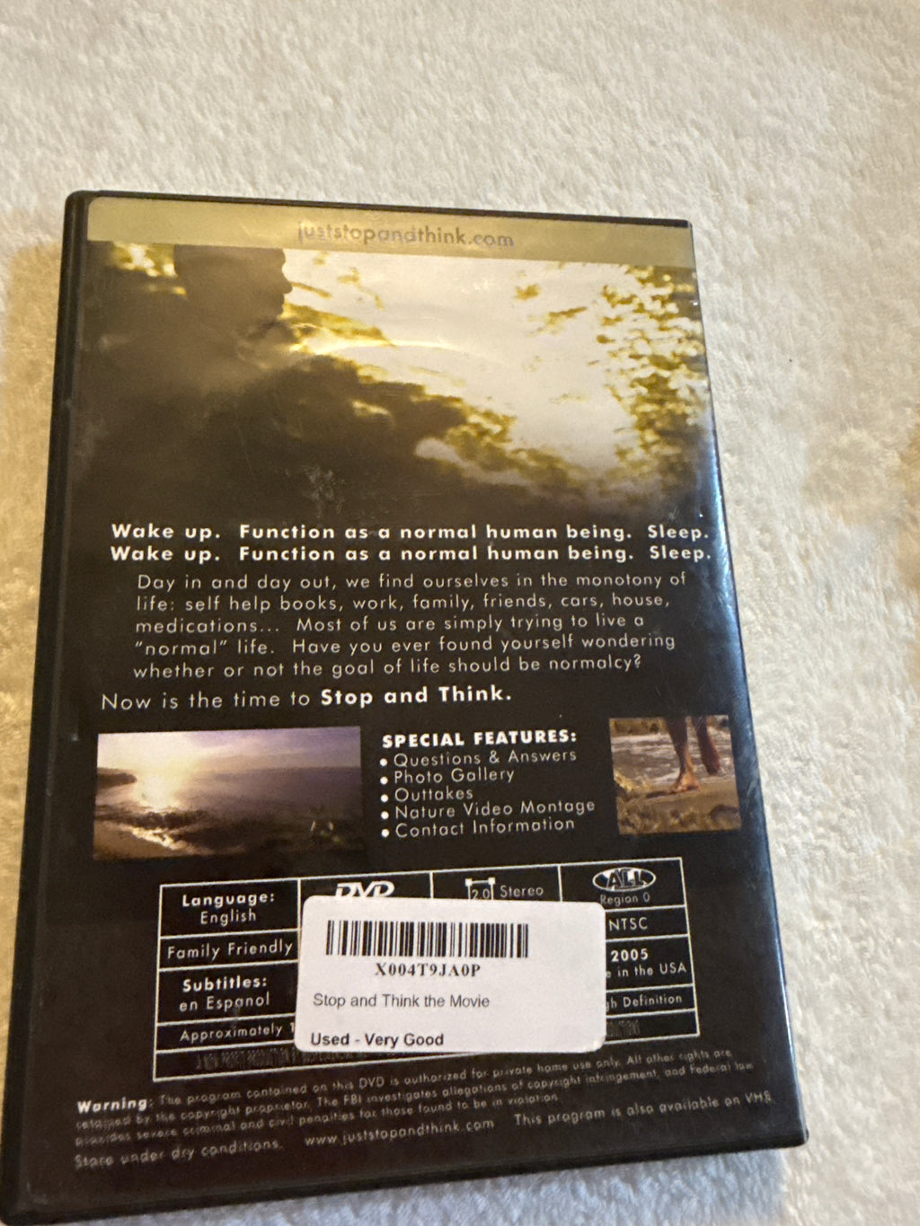 Stop and think the movie ￼