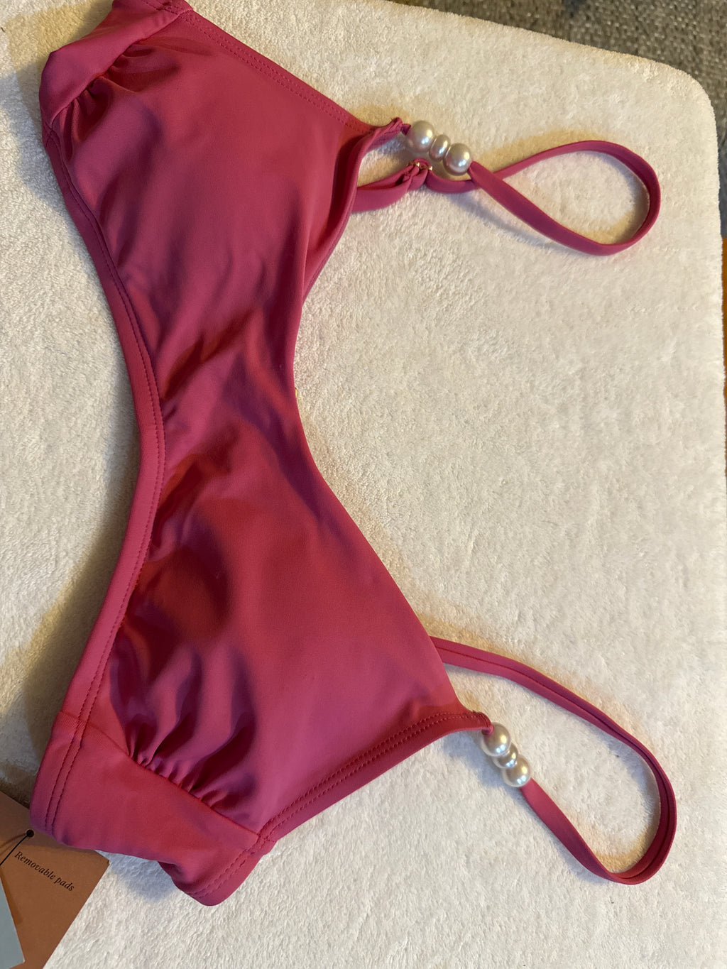 Hot pink bikini top