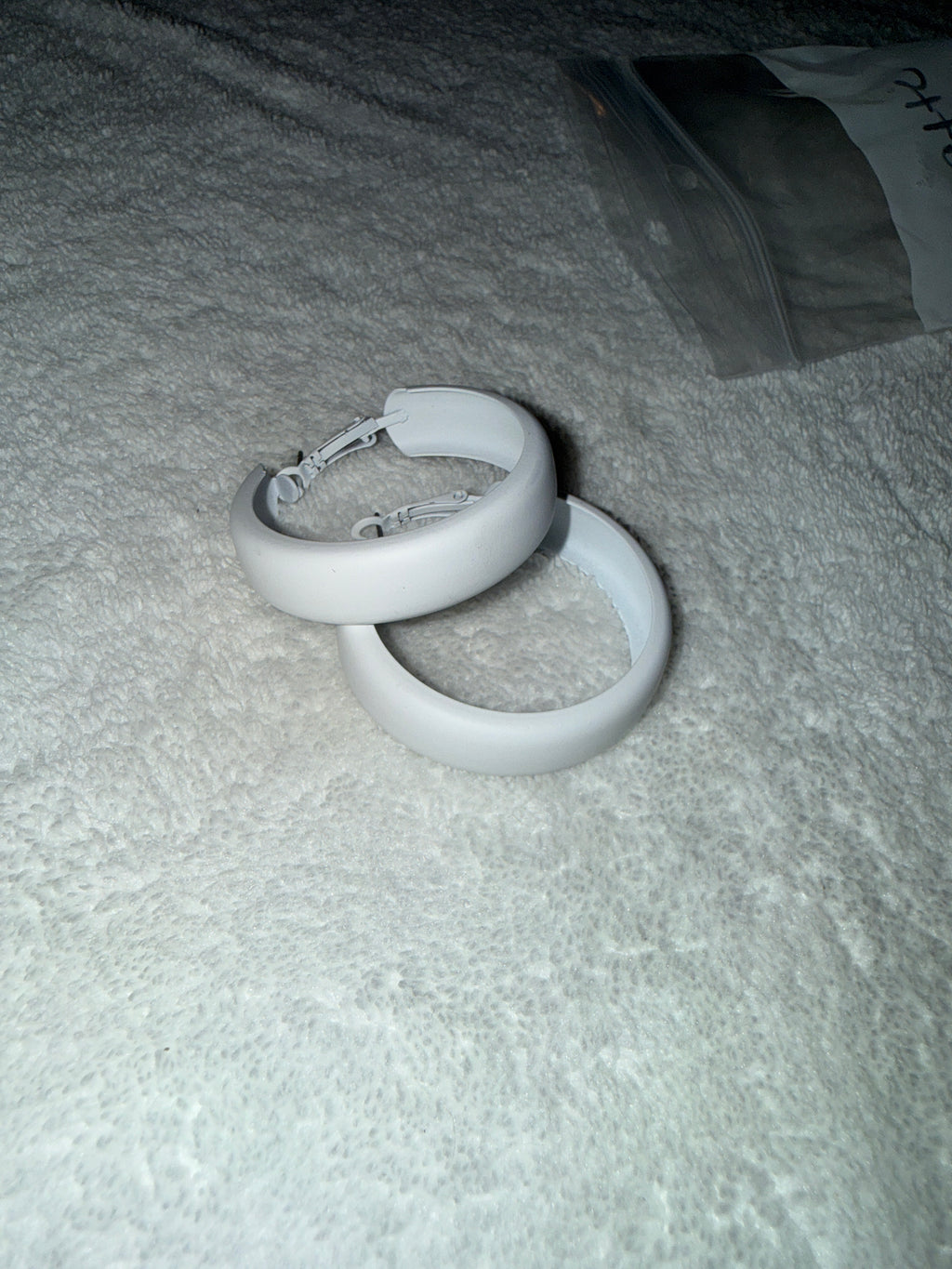 White Earrings