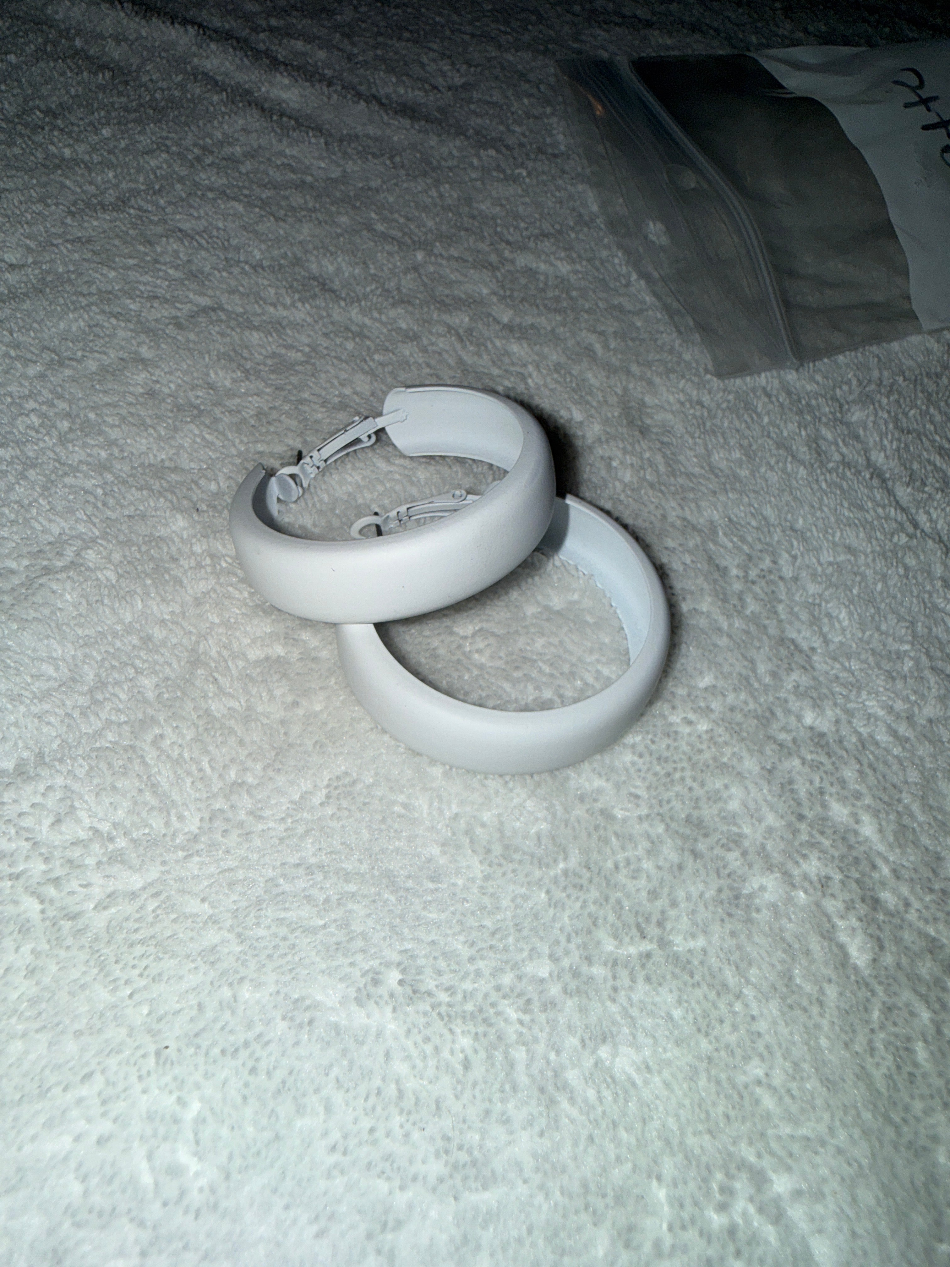 White Earrings