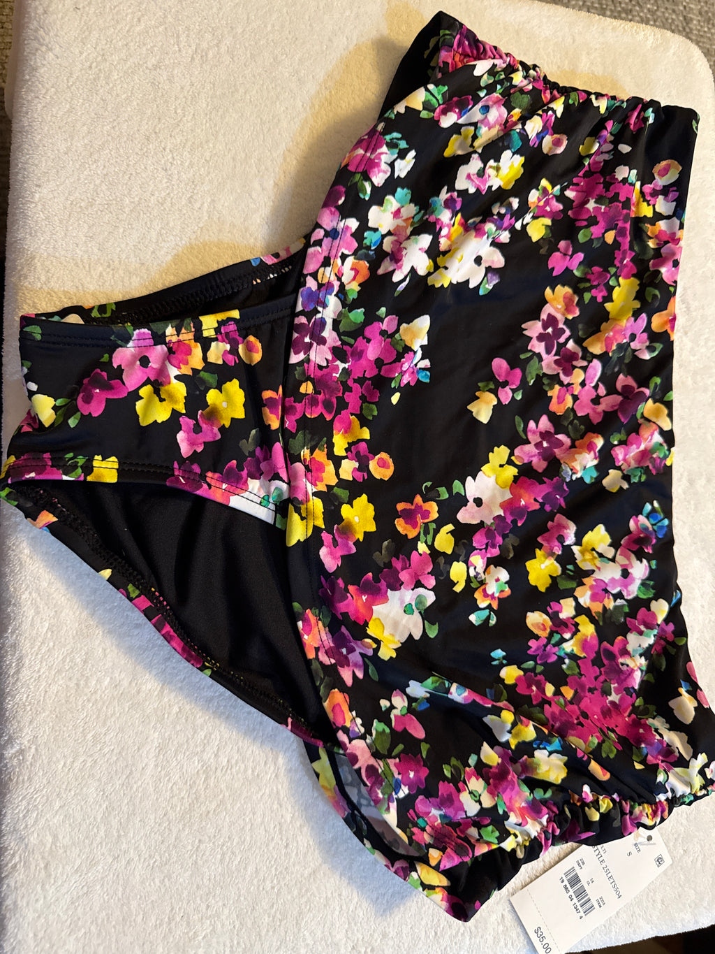 High-Waisted bathing suit bottoms