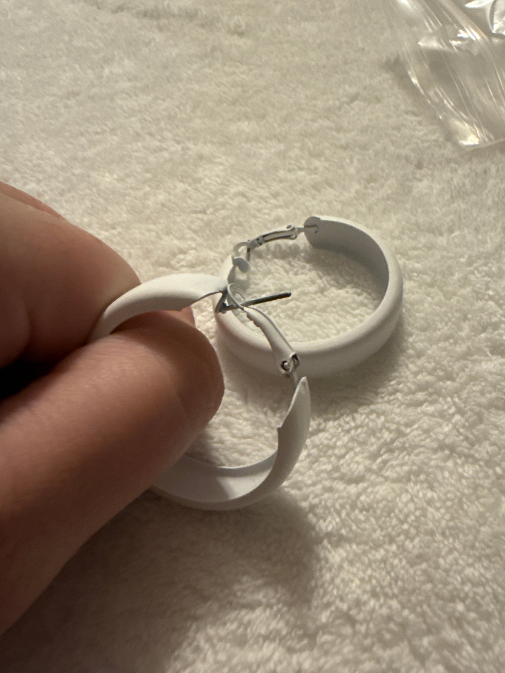 White Earrings