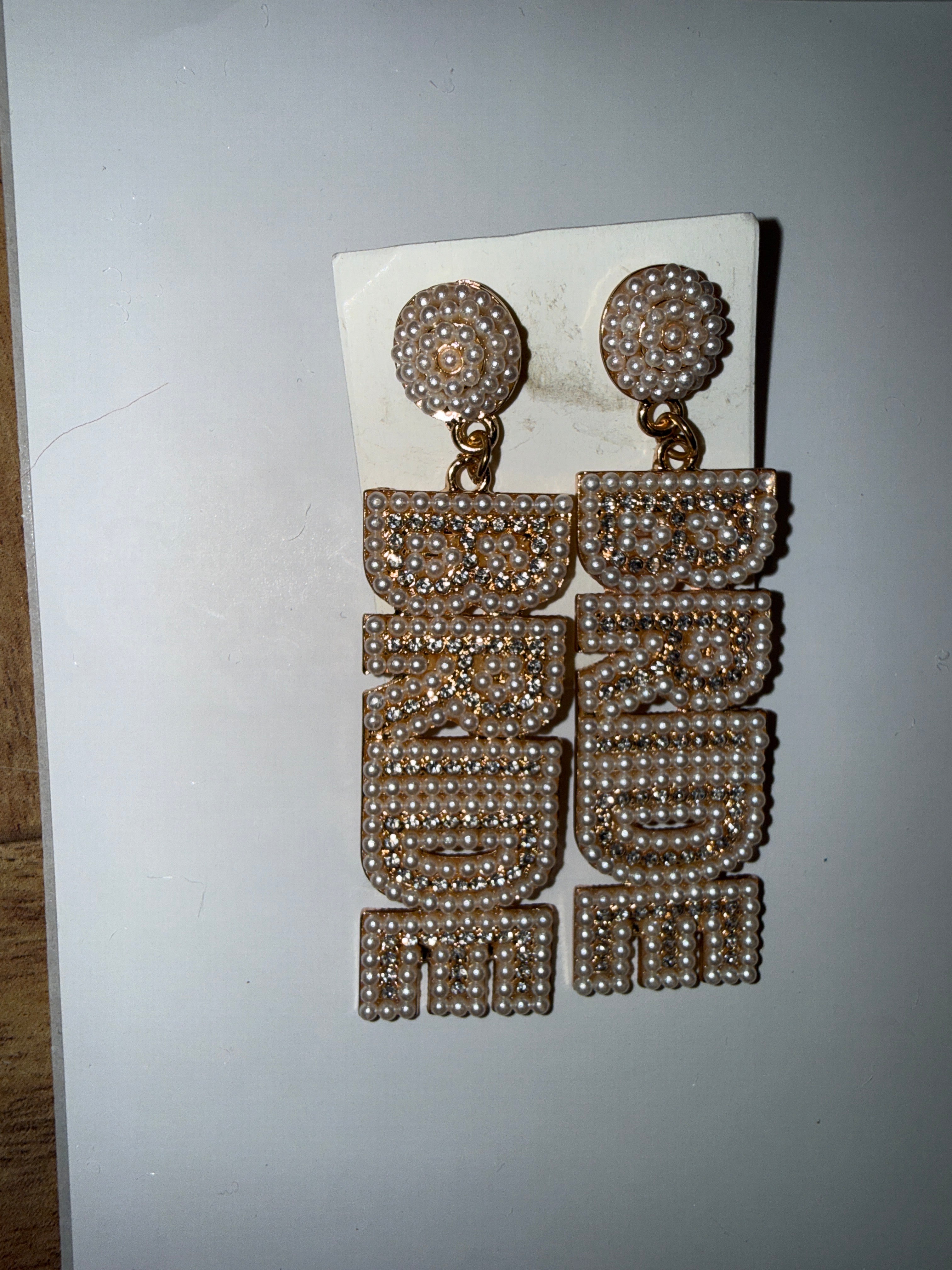 Bride earrings