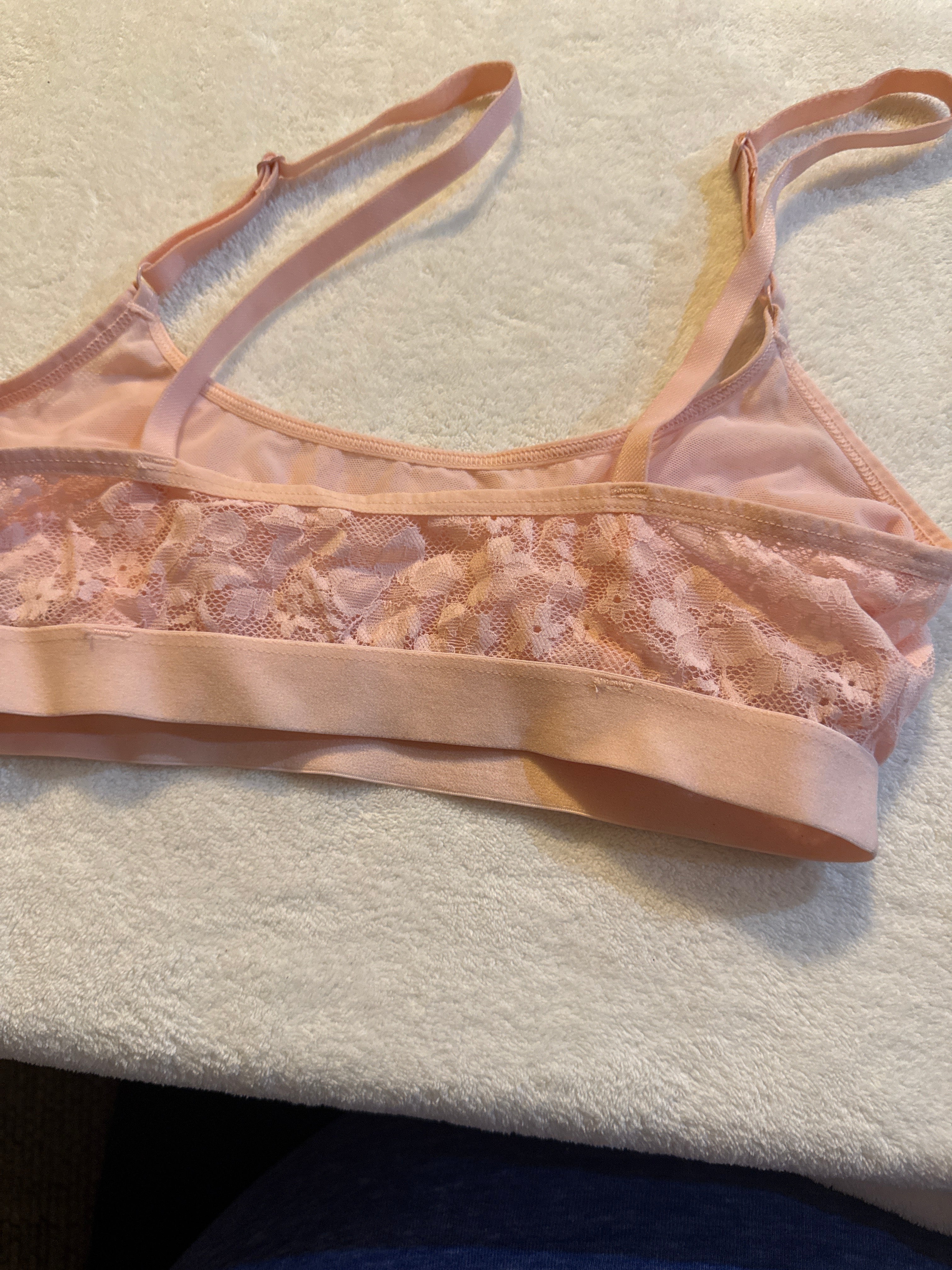 Pink lace Bralette