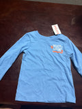 Blue long sleeve shirt