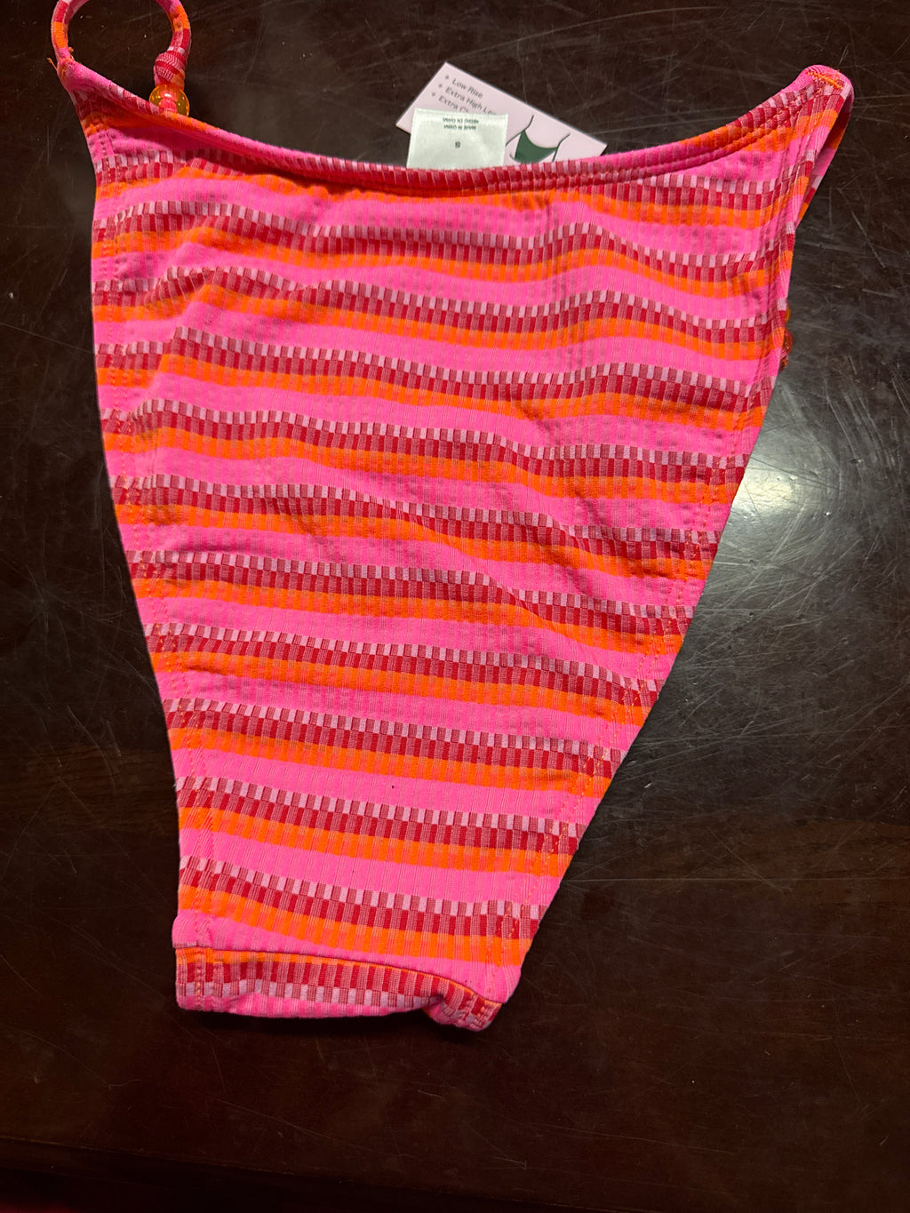 Orange/pink/red bottoms