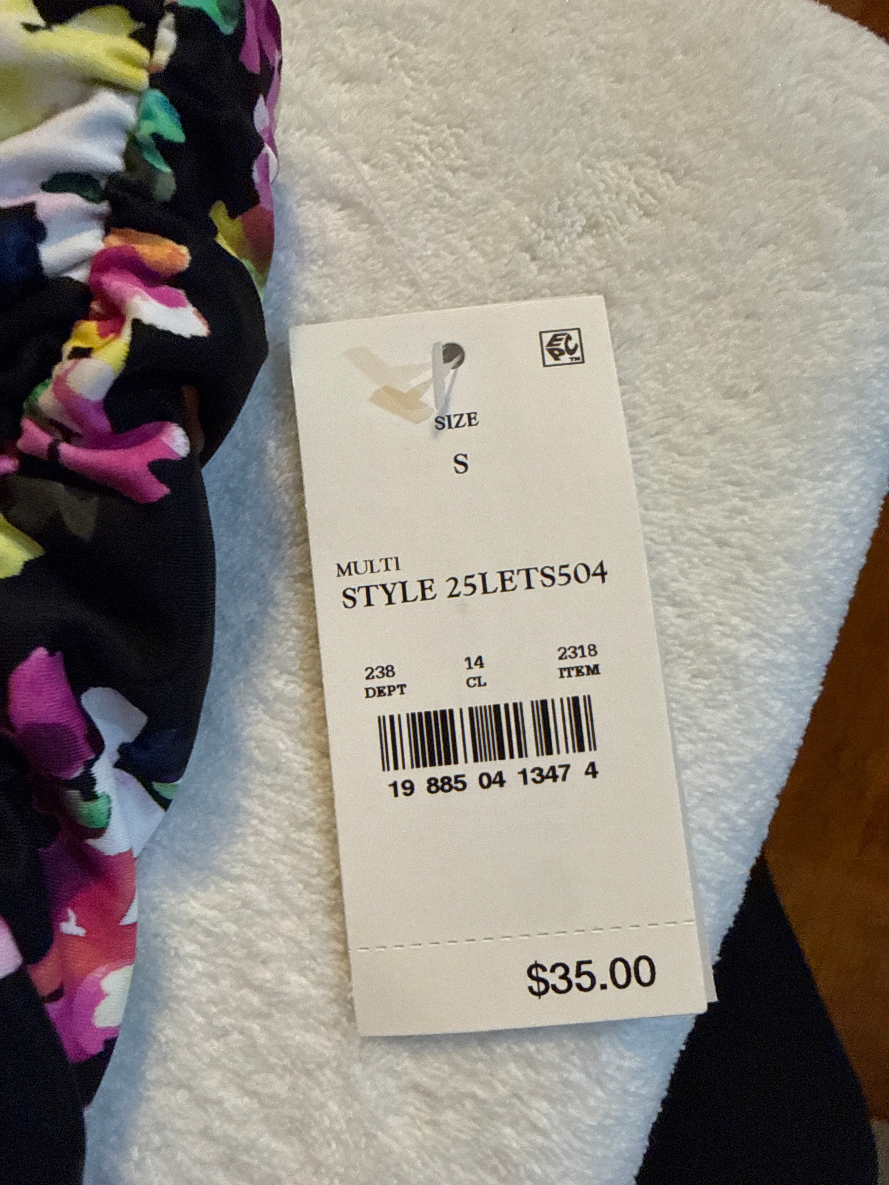 High-Waisted bathing suit bottoms